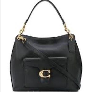 Coach Tabby Hobo Shoulder Bag Black